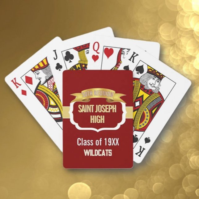 Baraja De Cartas Reunión de clase Custom MAROON 50º  (Subido por el creador)