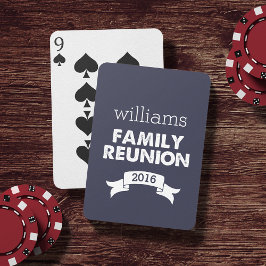 Baraja De Cartas Reunión de la Marina y la Familia Blanca