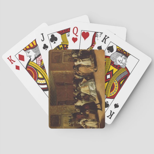Baraja De Cartas Reunión enmascarada (Reverso)