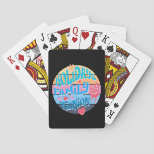 Baraja De Cartas Reunión Familiar de Vacaciones Barbacoa de Verano 