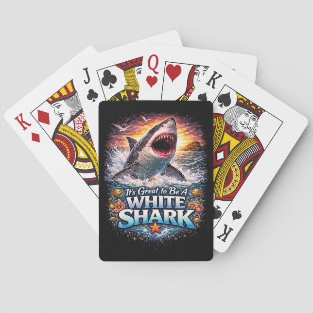 Baraja De Cartas Rey de las profundidades azules (Reverso)