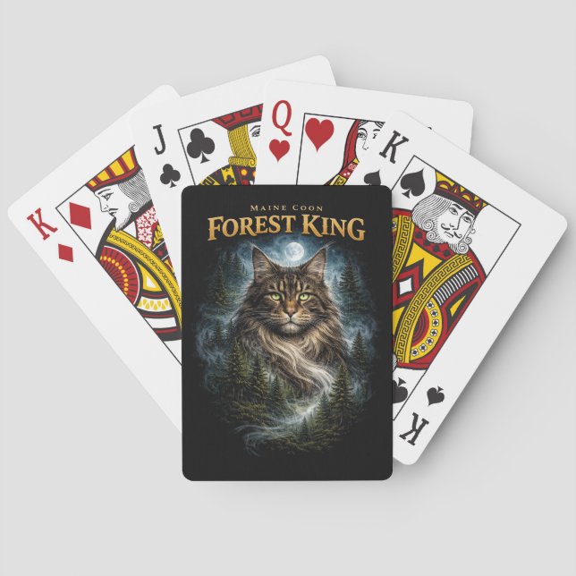 Baraja De Cartas Rey del Bosque (Reverso)