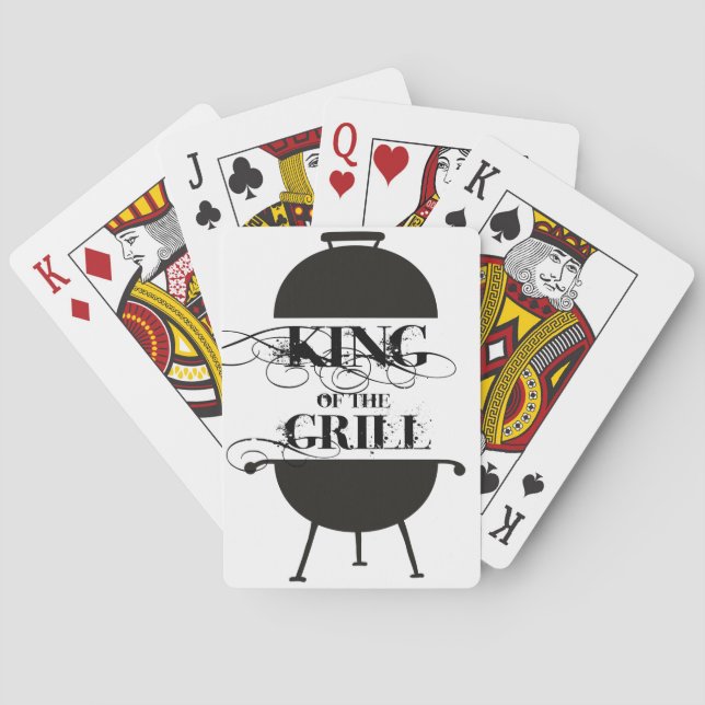 Baraja De Cartas Rey Del Grill (Reverso)