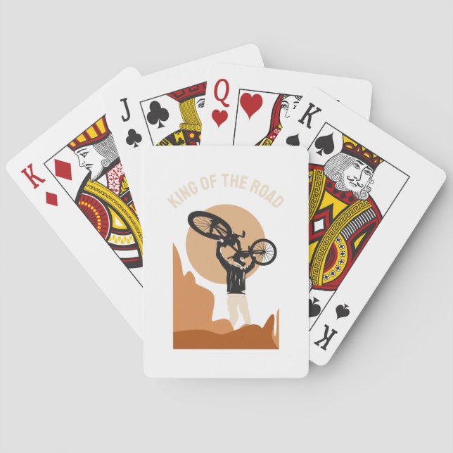 Baraja De Cartas Rey Del Mundo - Guay En Bicicleta (Reverso)