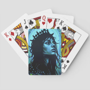 Baraja De Cartas Rey etéreo: Fusión del arte y fantasía