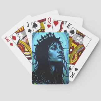 Baraja De Cartas Rey etéreo: Fusión del arte y fantasía