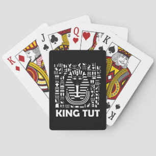 Baraja De Cartas Rey tut faraón egipcio alfabeto jeroglífico
