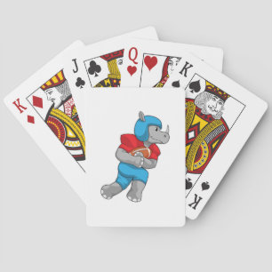 Baraja De Cartas Rhino en deportes de fútbol