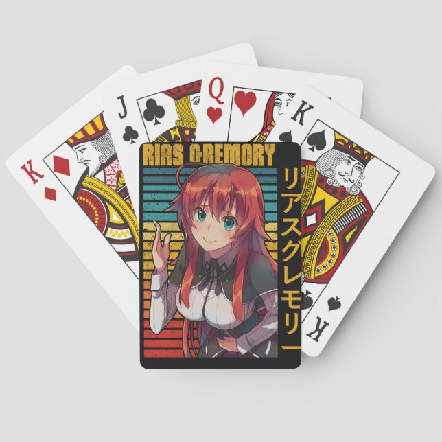 Baraja De Cartas Rias Gremory  (Reverso)