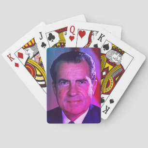 Baraja De Cartas Richard Nixon, presidente republicano de la políti