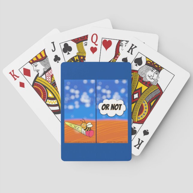 Baraja De Cartas Rick London Divertido Shakespeare Hamlet Abeja Cóm (Reverso)