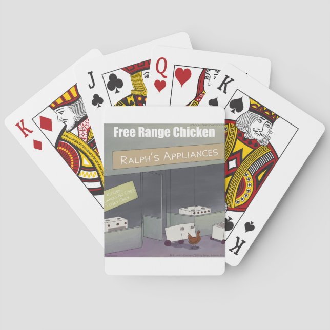 Baraja De Cartas Rick London Gallina Divertida en Libertad (Reverso)