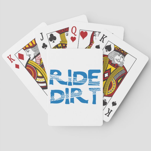 Baraja De Cartas Ride Dirt (Reverso)