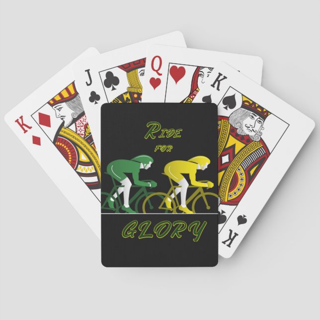 Baraja De Cartas Ride For Glory Canvas Art (Reverso)