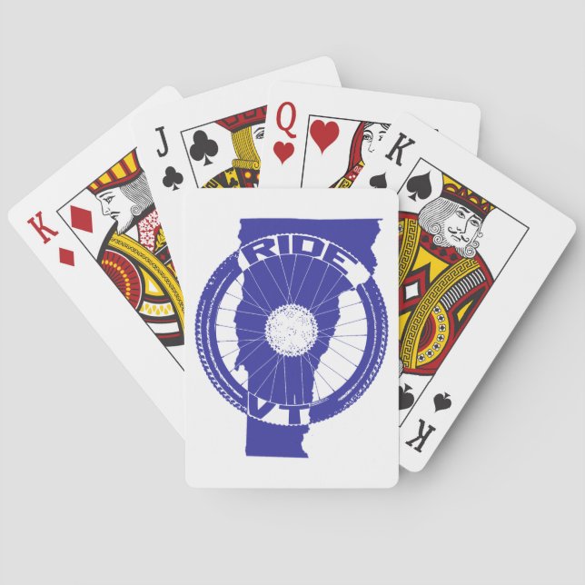 Baraja De Cartas Ride Vermont (Reverso)