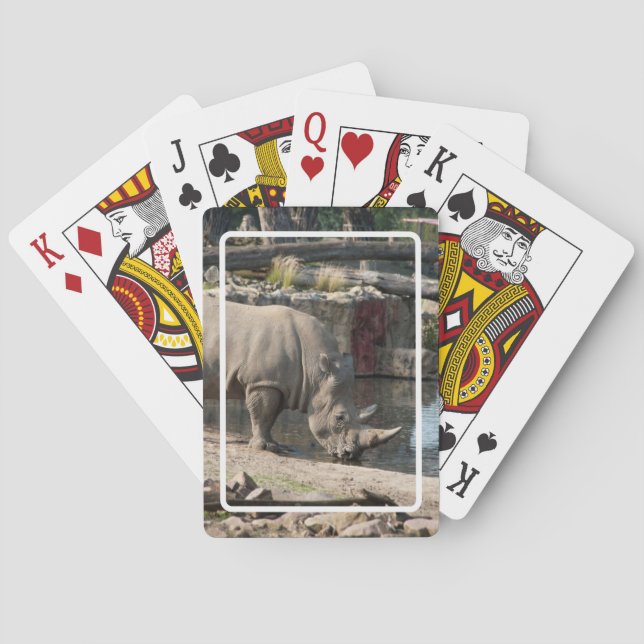 Baraja De Cartas Rinoceronte (Reverso)