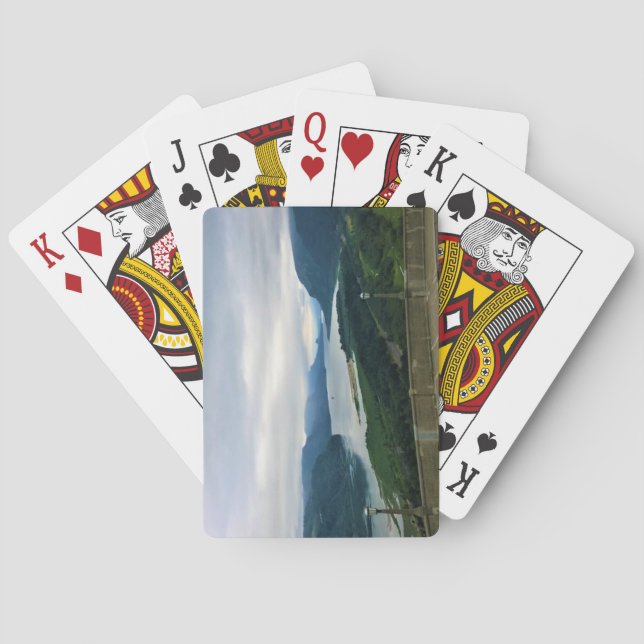 Baraja De Cartas Río Columbia, Oregón (Reverso)