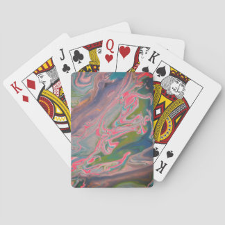 Baraja De Cartas Río de los Colores fluye arte de pintura