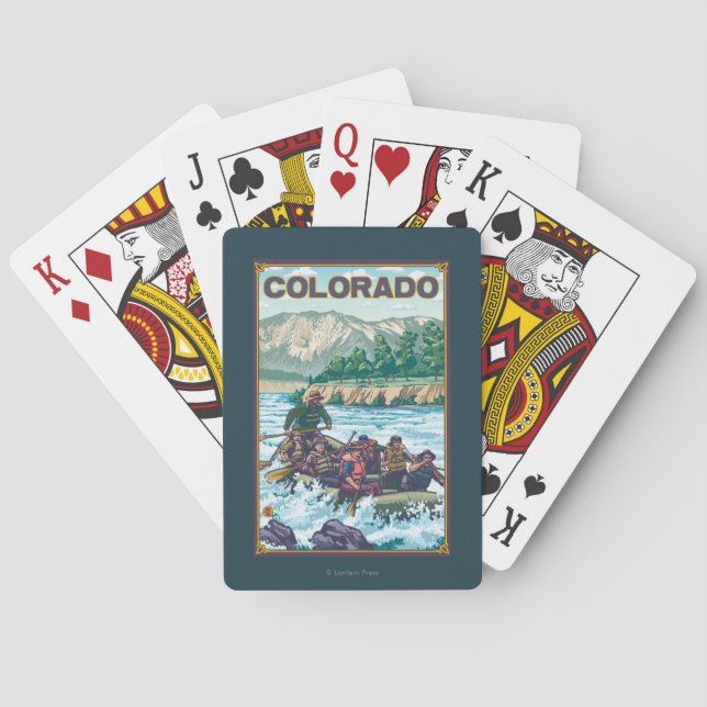 Baraja De Cartas Río RaftingColorado (Reverso)