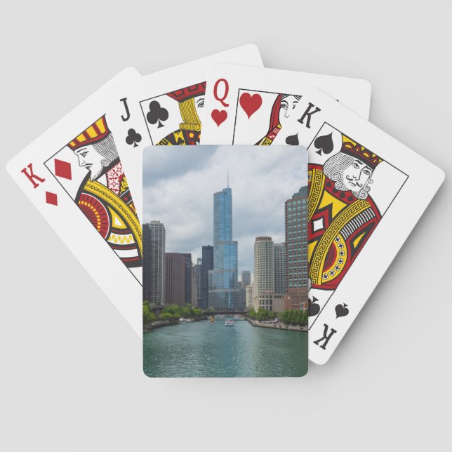 Baraja De Cartas Río Trump Tower Chicago (Reverso)