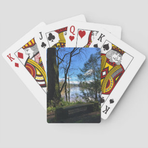 Baraja De Cartas Río Willamette del Parque Estatal de Champoeg, Ore