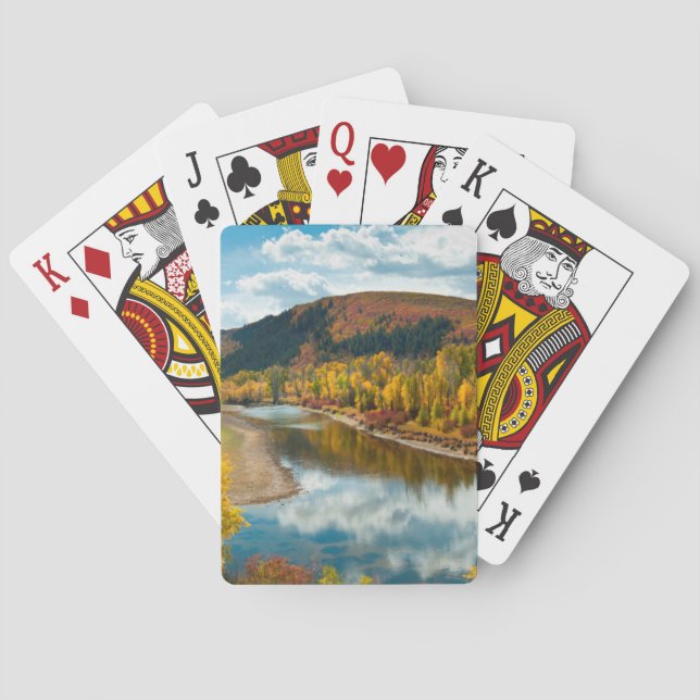 Baraja De Cartas Río Yampa en otoño (Reverso)