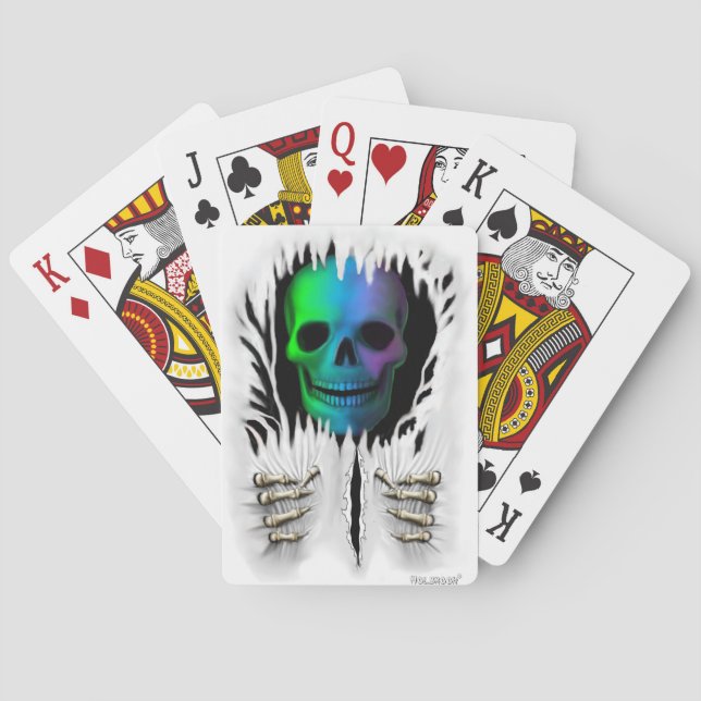 BARAJA DE CARTAS RIP ESQUELETO (Reverso)