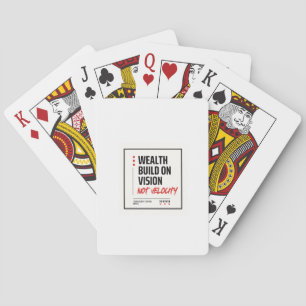 BARAJA DE CARTAS RIQUEZA CONSTRUIDA SOBRE VISIÓN, NO VELOCIDAD. - I
