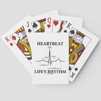 Baraja De Cartas Ritmo de la vida del latido (Sinus Rhythm ECG/EKG)