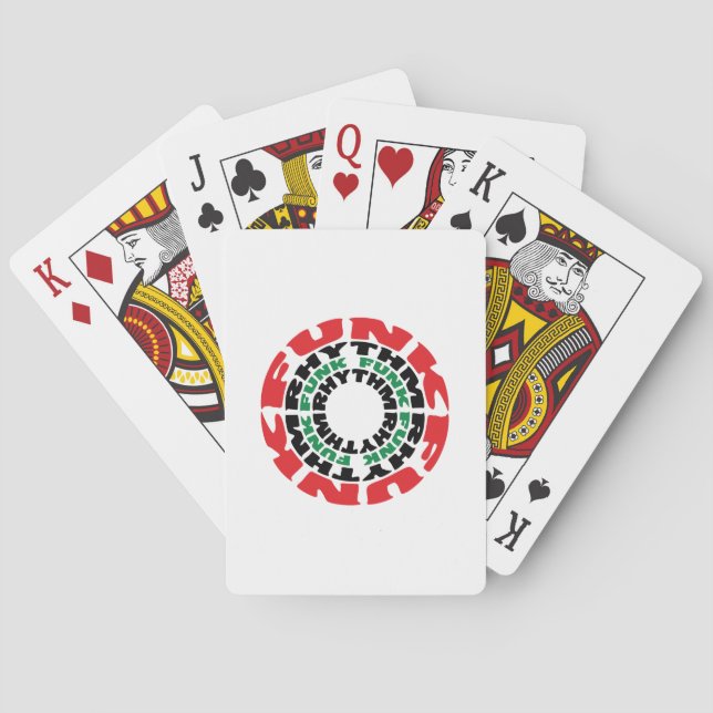 Baraja De Cartas Ritmo Funk Funk Rhythm (Reverso)