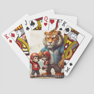 Baraja De Cartas Rivalidad entre futbolistas y tigres