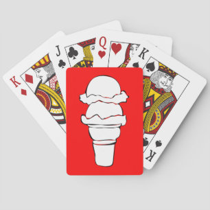 Baraja De Cartas rizos de helado
