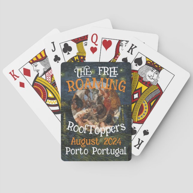 BARAJA DE CARTAS ROAMING LIBRE TOPPERS PORTO PORTUGAL (Reverso)
