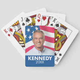 Baraja De Cartas Robert F Kennedy JR 2024 - con fondo de bandera