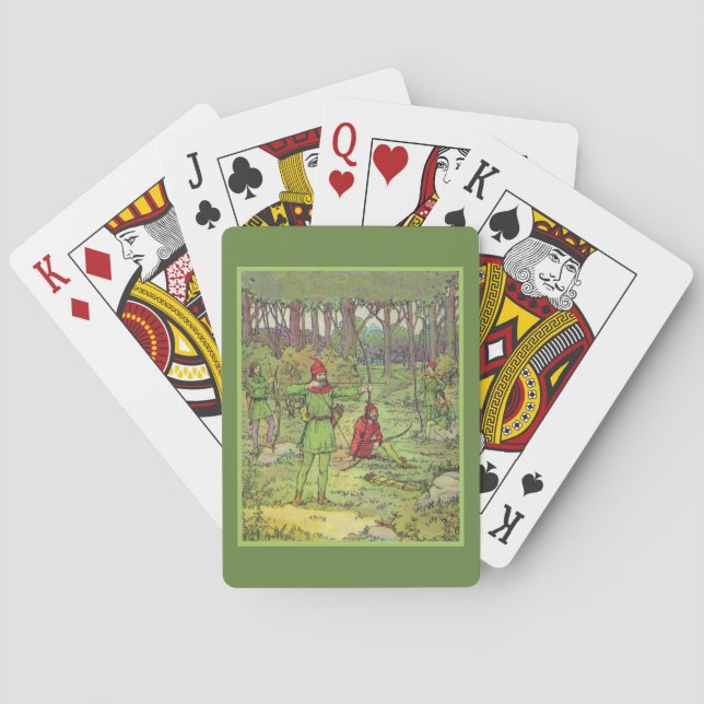 Baraja De Cartas Robin Hood en el bosque (Reverso)