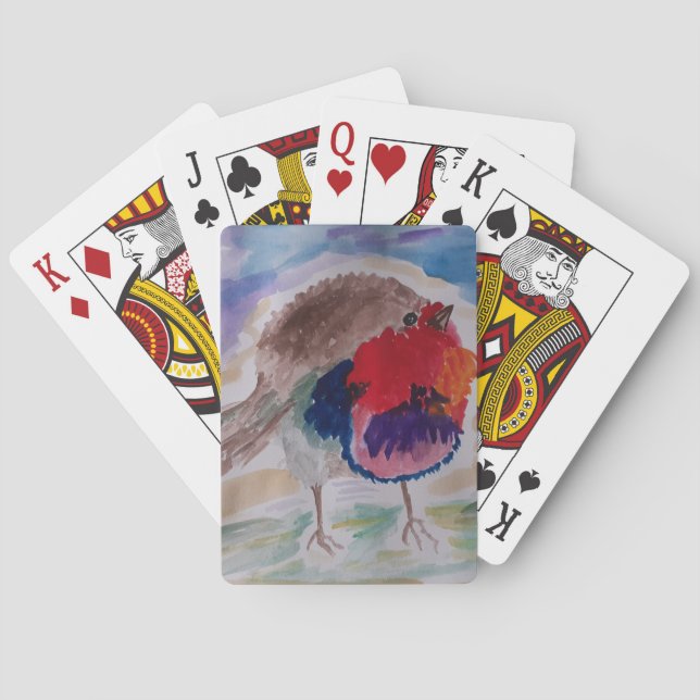 Baraja De Cartas Robin navidades (Reverso)