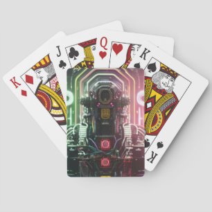 Baraja De Cartas Robot 1 Tarjetas de juego de Poker