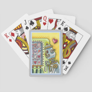 BARAJA DE CARTAS ROBOT BUSCANDO AMOR, CORAZÓN DE MÁQUINA EXPENSATOR