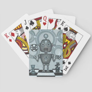 Baraja De Cartas Robot del Ajedrez-Compañero