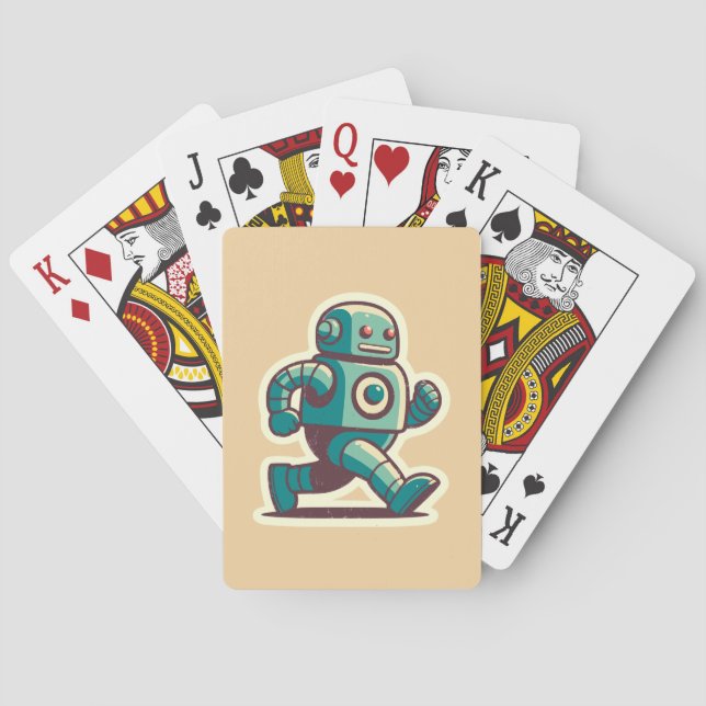 Baraja De Cartas Robot Runner (Reverso)