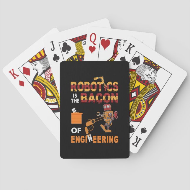 Baraja De Cartas Robótica De Ingeniería (Reverso)