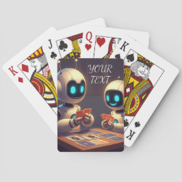 Baraja De Cartas Robots Fiesta divertido personalizado