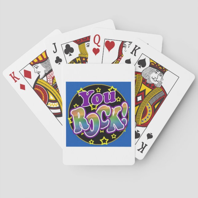 Baraja De Cartas ¡Rocas! (Reverso)
