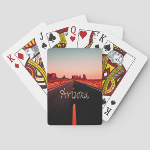 Baraja De Cartas Rocas rojas del desierto Sunset de Arizona