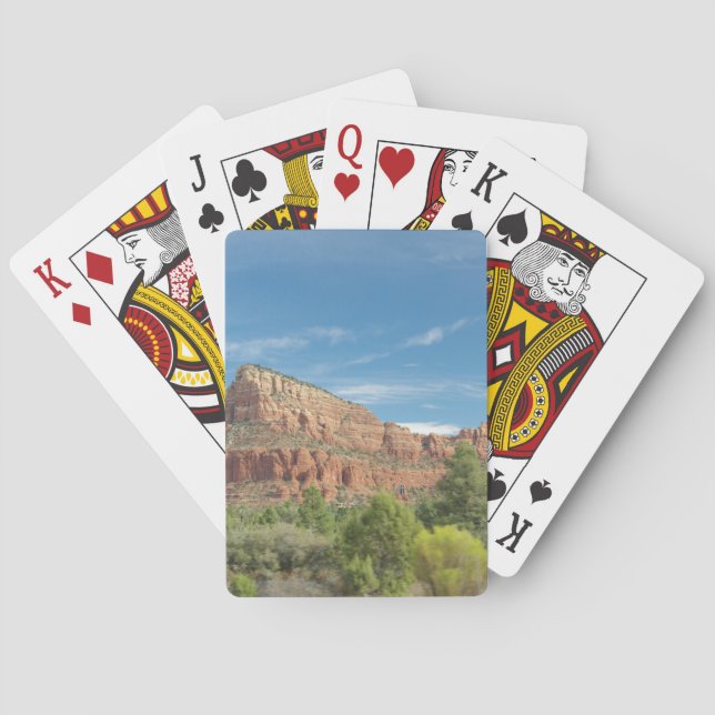 Baraja De Cartas Rocas rojas en Sedona  (Reverso)