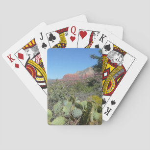 Baraja De Cartas Rocas rojas y cactus I