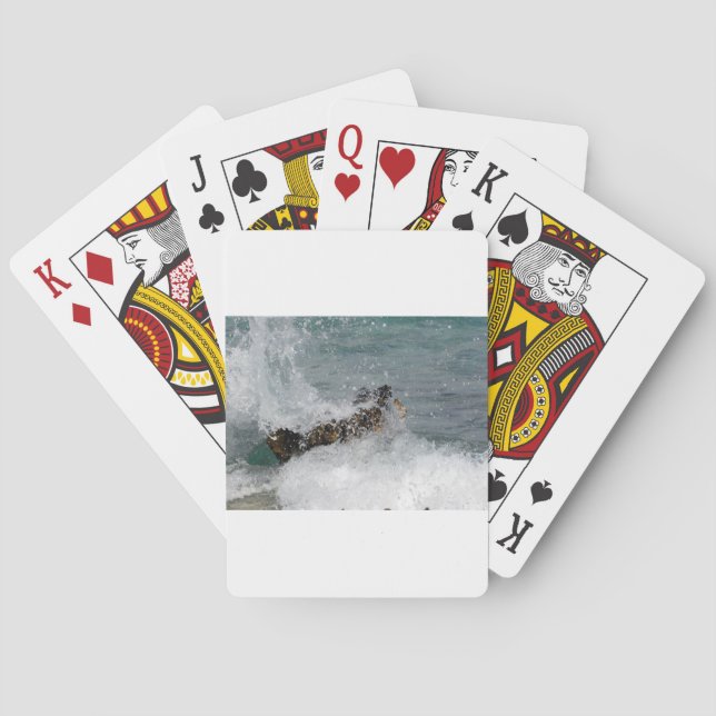 Baraja De Cartas Rocío marino (Reverso)