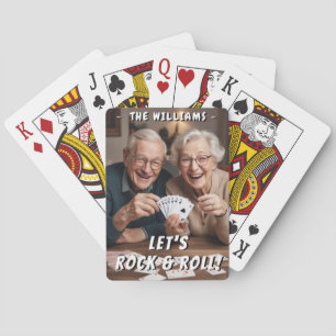 Baraja De Cartas Rock and Roll Funny Personalized Photo