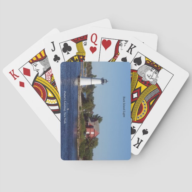 baraja de cartas Rock Island Light (Reverso)