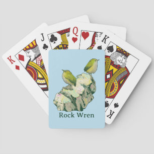 Baraja De Cartas Rock Wren birds Nueva Zelanda